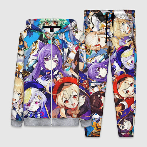 Женский костюм ГЕРОИ ИГРЫ GENSHIN IMPACT / 3D-Меланж – фото 1