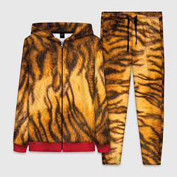 Женский 3D-костюм Шкура тигра 2022, цвет: 3D-красный