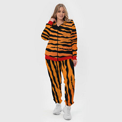 Женский 3D-костюм Шкура тигра вектор, цвет: 3D-красный — фото 2