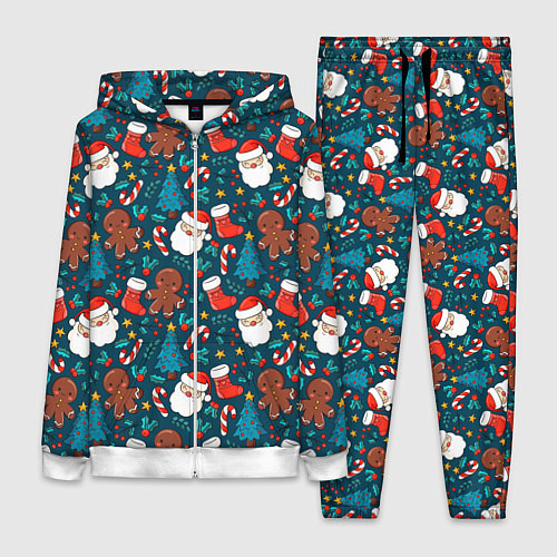 Женский костюм ПОКРЫТО НОВЫМ ГОДОМ! / 3D-Белый – фото 1