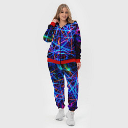 Женский 3D-костюм NEON LINES Glowing Lines Effect, цвет: 3D-красный — фото 2