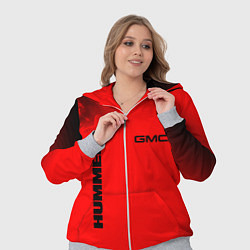 Женский 3D-костюм ХАММЕР GMC - GMC - Огонь, цвет: 3D-меланж — фото 2