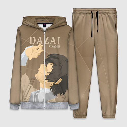 Женский костюм Дазай Осаму Dazai Osamu, bungou stray dogs образ / 3D-Меланж – фото 1