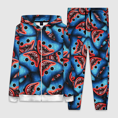 Женский костюм ЛИЦО ХАГИ ВАГИ, POPPY PLAYTIME / 3D-Белый – фото 1