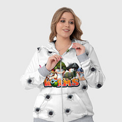 Женский 3D-костюм Wormsчервяки, цвет: 3D-меланж — фото 2