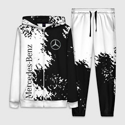 Женский 3D-костюм Mercedes-Benz: Black & White, цвет: 3D-белый