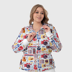 Женский 3D-костюм Рок Музыкант, цвет: 3D-белый — фото 2