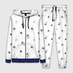 Женский костюм Паттерн - кошачьи лапки 3D