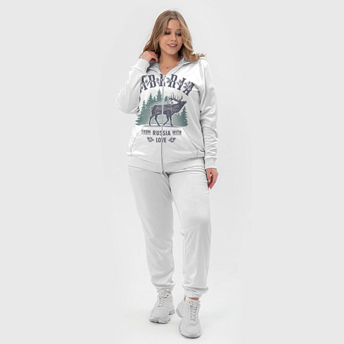 Женский костюм SIBERIA из России с Любовью / 3D-Белый – фото 4