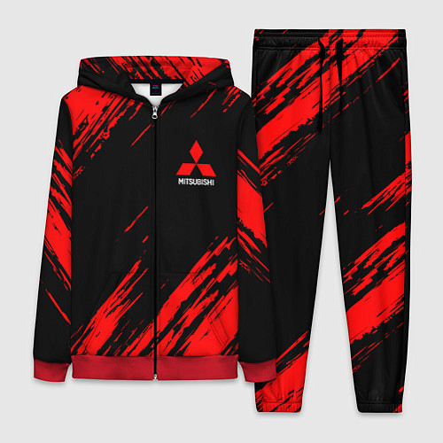 Женский костюм Mitsubishi Texture Red / 3D-Красный – фото 1