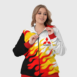 Женский 3D-костюм Mitsubishi трехступенчатый огонь, цвет: 3D-красный — фото 2