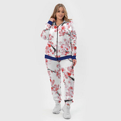 Женский 3D-костюм Ранняя сакура, цвет: 3D-синий — фото 2