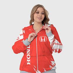 Женский 3D-костюм Хонда sport, цвет: 3D-меланж — фото 2