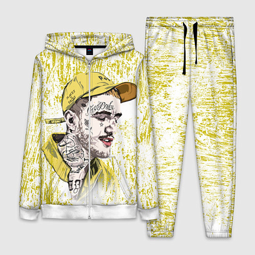 Женский костюм Lil Peep CryBaby Yellow Лил Пип / 3D-Белый – фото 1