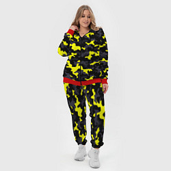Женский 3D-костюм Black Camo, цвет: 3D-красный — фото 2