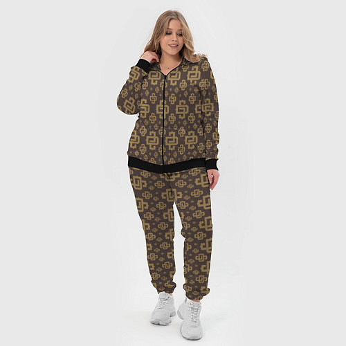 Женский костюм Monogramm Pattern Dope Camo Dope Street Market / 3D-Черный – фото 4