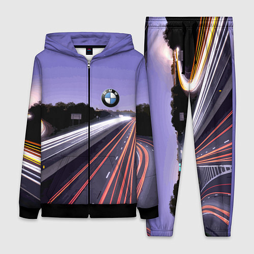 Женский костюм BMW Ночная трасса / 3D-Черный – фото 1