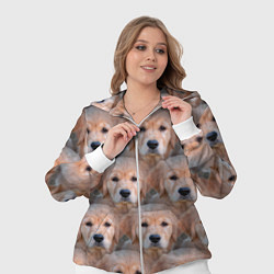 Женский 3D-костюм Маленькие щенята, цвет: 3D-белый — фото 2