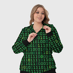 Женский 3D-костюм Двоичный Код Binary Code, цвет: 3D-черный — фото 2