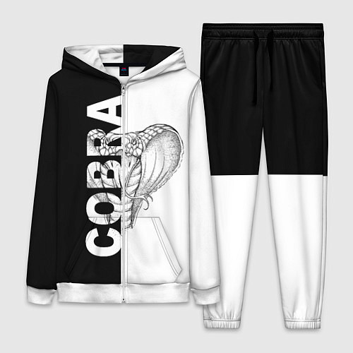 Женский костюм КОБРА COBRA ЧБ / 3D-Белый – фото 1