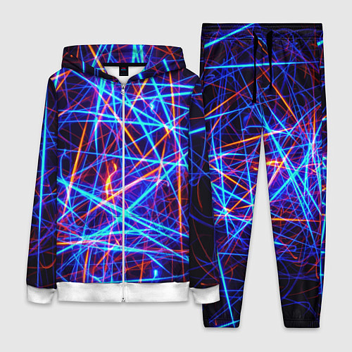 Женский костюм Neon pattern Fashion 2055 / 3D-Белый – фото 1