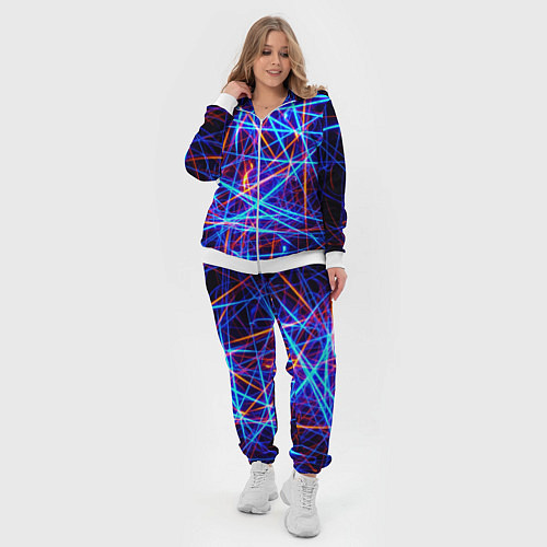 Женский костюм Neon pattern Fashion 2055 / 3D-Белый – фото 4