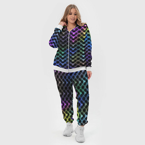 Женский костюм Color vanguard pattern 2025 Neon / 3D-Белый – фото 4
