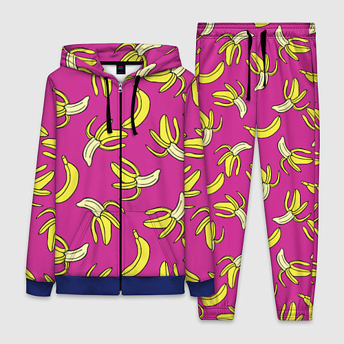 Женский костюм Banana pattern Summer Color / 3D-Синий – фото 1