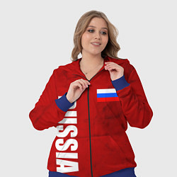 Женский 3D-костюм RUSSIA - RED EDITION - SPORTWEAR, цвет: 3D-синий — фото 2