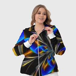 Женский 3D-костюм Neon vanguard pattern Fashion 2023, цвет: 3D-белый — фото 2