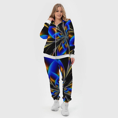 Женский костюм Neon vanguard pattern Fashion 2023 / 3D-Белый – фото 4