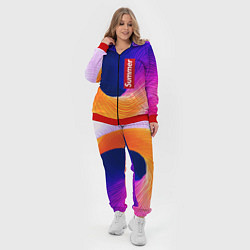Женский 3D-костюм Цветная волна Summer, цвет: 3D-красный — фото 2