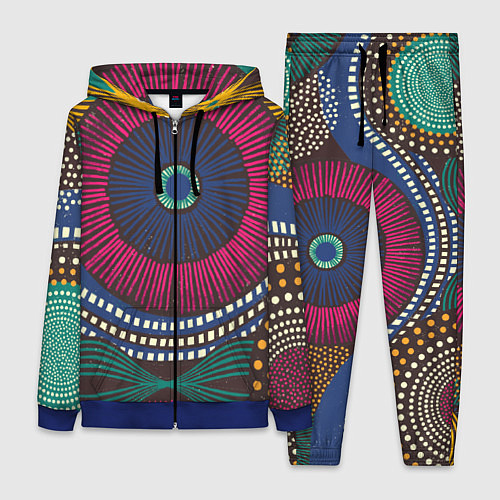 Женский костюм Африка Орнамент / 3D-Синий – фото 1