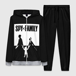 Женский костюм Spy x Family: Семья шпиона черно-белая