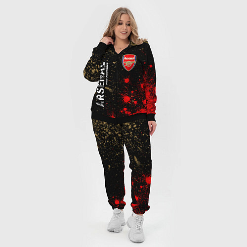 Женский костюм АРСЕНАЛ Arsenal Pro Football Краска / 3D-Черный – фото 4