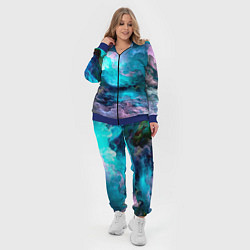 Женский 3D-костюм МОРСКОЙ ШТОРМ, цвет: 3D-синий — фото 2