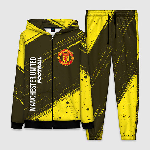 Женский костюм MANCHESTER UNITED Football - Краска / 3D-Черный – фото 1