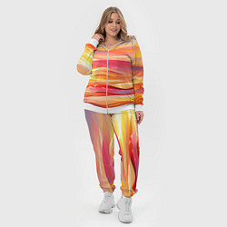 Женский 3D-костюм Закатное солнце, цвет: 3D-белый — фото 2