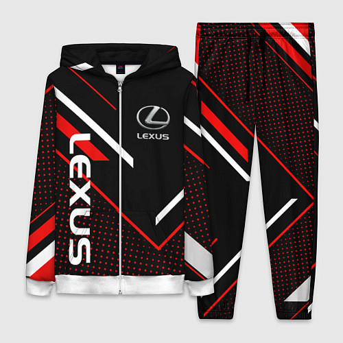 Женский костюм LEXUS ЛЕКСУС СОВРЕМЕННЫЙ / 3D-Белый – фото 1