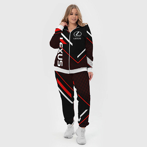 Женский костюм LEXUS ЛЕКСУС СОВРЕМЕННЫЙ / 3D-Белый – фото 4