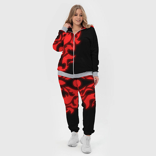 Женский костюм КРАСНЫЙ ЩИТ ПРОКЛЯТЫЙ / 3D-Меланж – фото 4