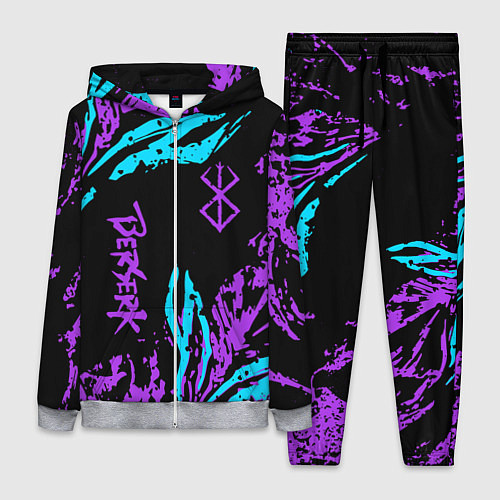 Женский костюм Berserk bleck mask neon / 3D-Меланж – фото 1