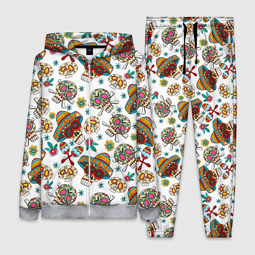 Женский костюм Мексиканские черепки / 3D-Меланж – фото 1