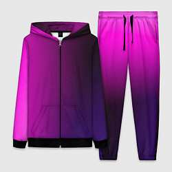 Женский 3D-костюм VIOLET gradient, цвет: 3D-черный