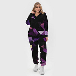 Женский 3D-костюм Полигональная магия, цвет: 3D-черный — фото 2