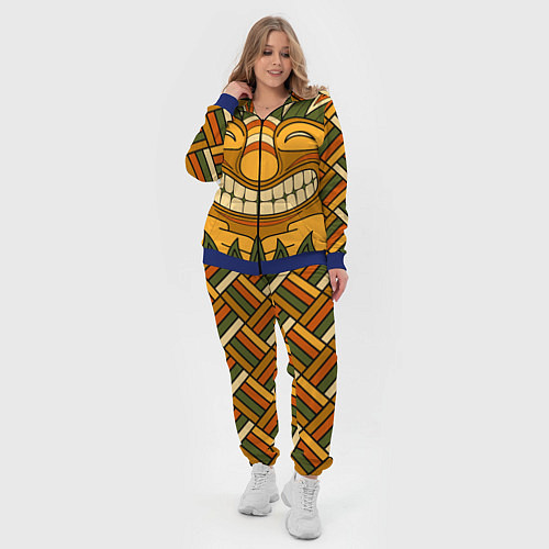 Женский костюм Polynesian tiki LUCKY / 3D-Синий – фото 4