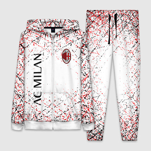 Женский костюм Ac milan logo / 3D-Белый – фото 1