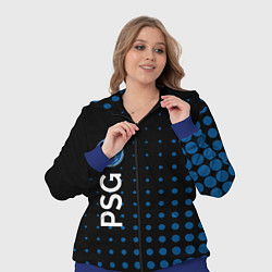 Женский 3D-костюм Psg абстракция, цвет: 3D-синий — фото 2