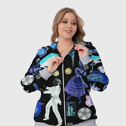 Женский 3D-костюм Underground pattern Fashion 2077, цвет: 3D-меланж — фото 2