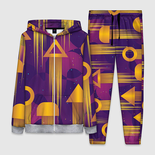 Женский костюм Игровые геометрические фигуры / 3D-Меланж – фото 1